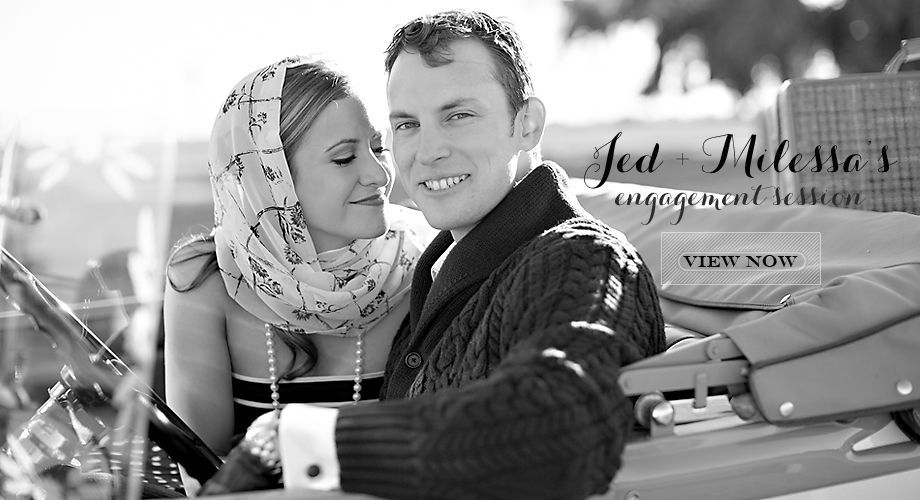 Jed+ Milessa's Vintage Engagement Session